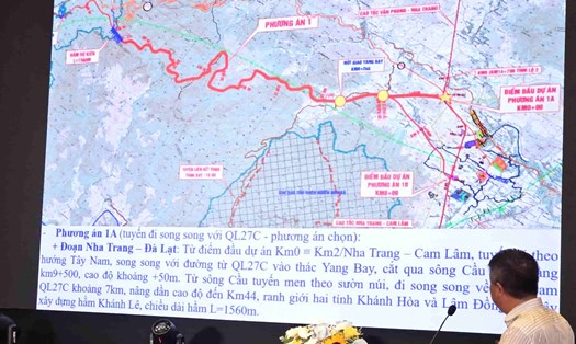 Theo đề xuất của Tập đoàn Sơn Hải về dự án cao tốc Nha Trang - Đà Lạt, trong giai đoạn đầu, đường có tổng chiều dài khoảng 81,5km. Ảnh: Hữu Long
