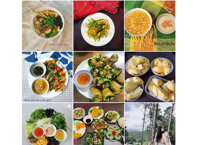 Kiều Oanh có sở thích ăn chay. Ảnh: Instagram