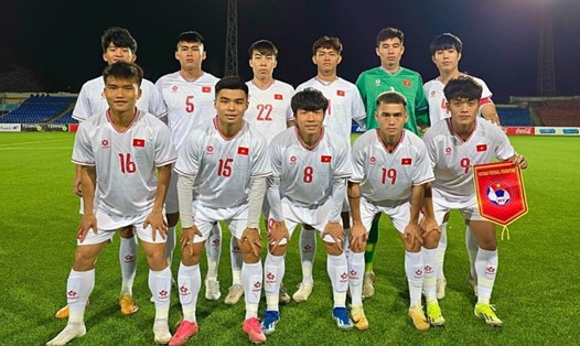 U23 Việt Nam đã thắng U23 Tajikistan 1-0 cách đây ít ngày. Ảnh: VFF
