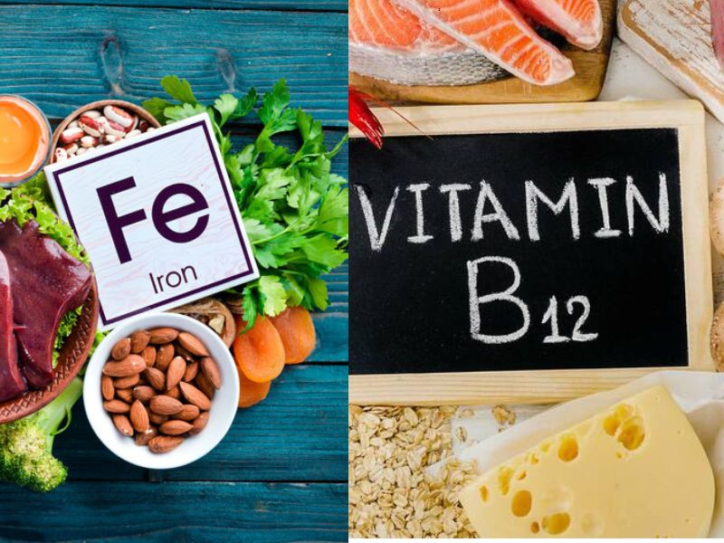 Một số dưỡng chất có thể giúp cân bằng nội tiết tố nữ. Đồ hoạ: Hạ Mây