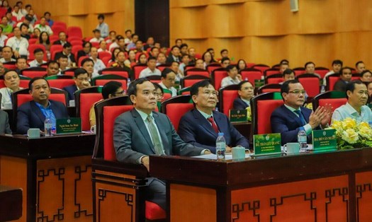 Phó Thủ tướng Chính phủ Trần Lưu Quang dự Hội nghị công bố Quy hoạch tỉnh Đắk Nông. Ảnh: Phan Tuấn
