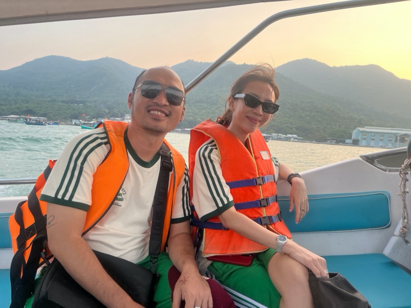 Vợ chồng Thu Trang - Tiến Luật ra mắt Vlog du lịch. Ảnh: Nhân vật cung cấp