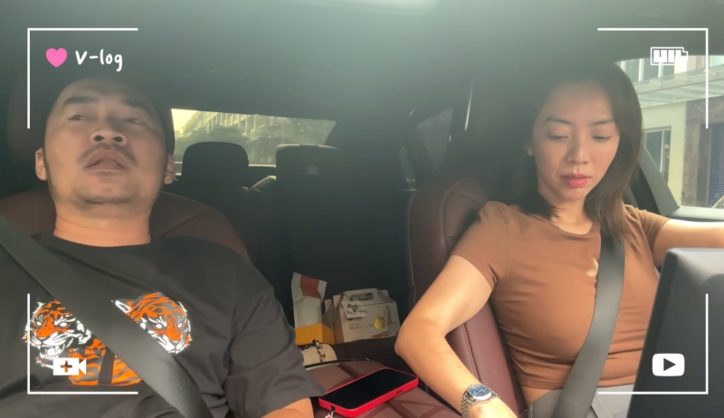 Cặp sao đi du lịch đến những địa điểm nổi tiếng ở Việt Nam bằng ô tô. Ảnh: Nhân vật cung cấp