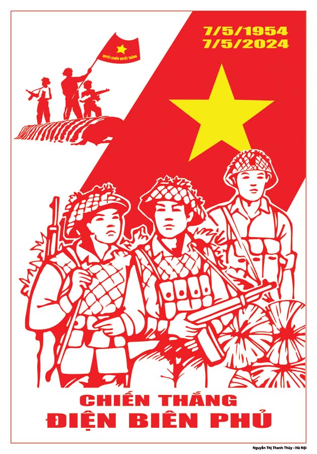Hay hình ảnh những Chiến sĩ Điện Biên trong chiếc áo trấn thủ và chiếc mũ lưới đã - đó là quân phục đặc trưng của bộ đội ta trong Chiến dịch Điện Biên Phủ.