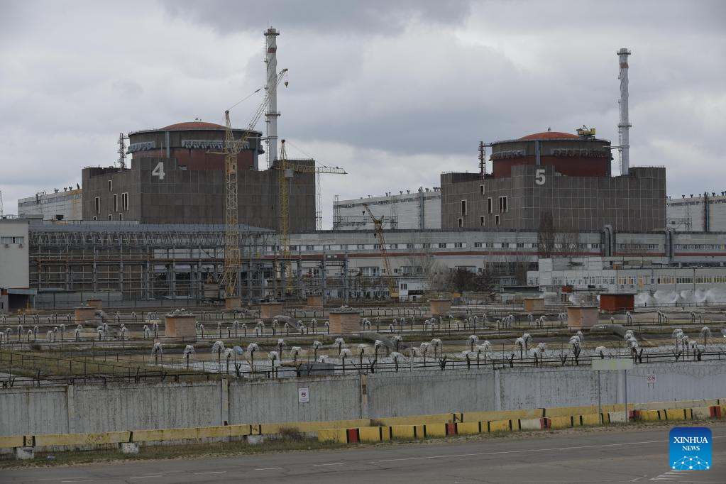 Nhà máy hạt nhân Zaporizhzhia, ngày 29.3.2023. Ảnh: Xinhua