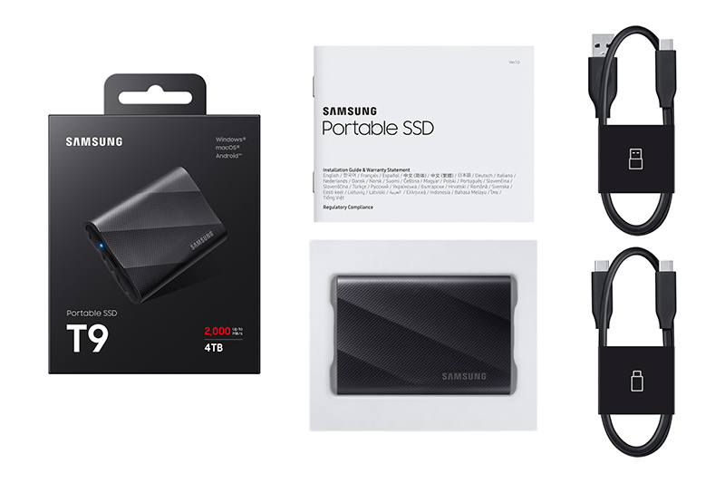 Ổ cứng di động SSD T9 của Samsung mang đến hiệu suất và độ tin cậy dữ liệu vượt trội cho người dùng. Ảnh: DN cung cấp