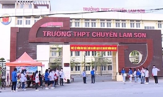 Trường THPT chuyên Lam Sơn, Thanh Hóa. Ảnh: Trần Lâm