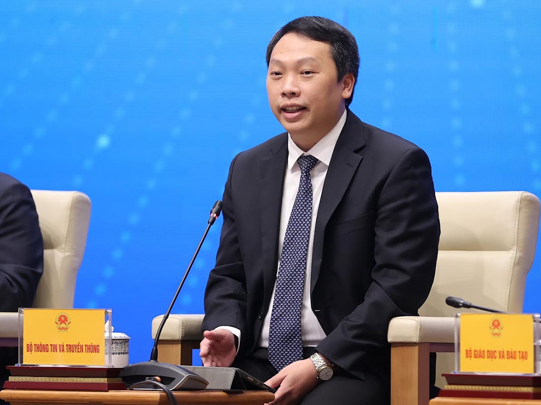 Thứ trưởng Bộ Thông tin và Truyền thông Nguyễn Huy Dũng. Ảnh: VGP