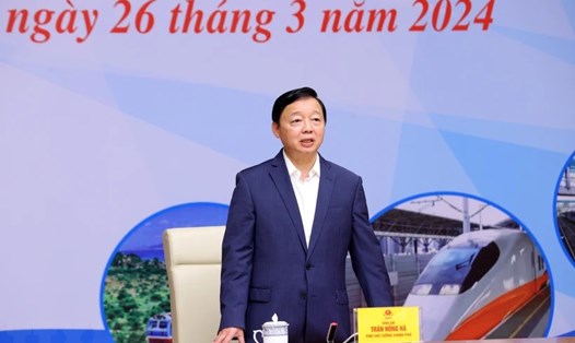 Phó Thủ tướng Chính phủ Trần Hồng Hà phát biểu chỉ đạo. Ảnh: Văn Điệp/TTXVN