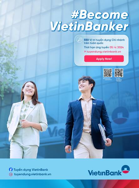 VietinBank tuyển dụng hơn 550 chỉ tiêu tại hơn 100 chi nhánh trên toàn hệ thống. Ảnh: VietinBank