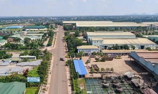 Khu công nghiệp Hòa Phú đã cơ bản lấp đầy, Đắk Lắk đang triển khai mở thêm các khu công nghiệp mới. Ảnh: Phan Tuấn