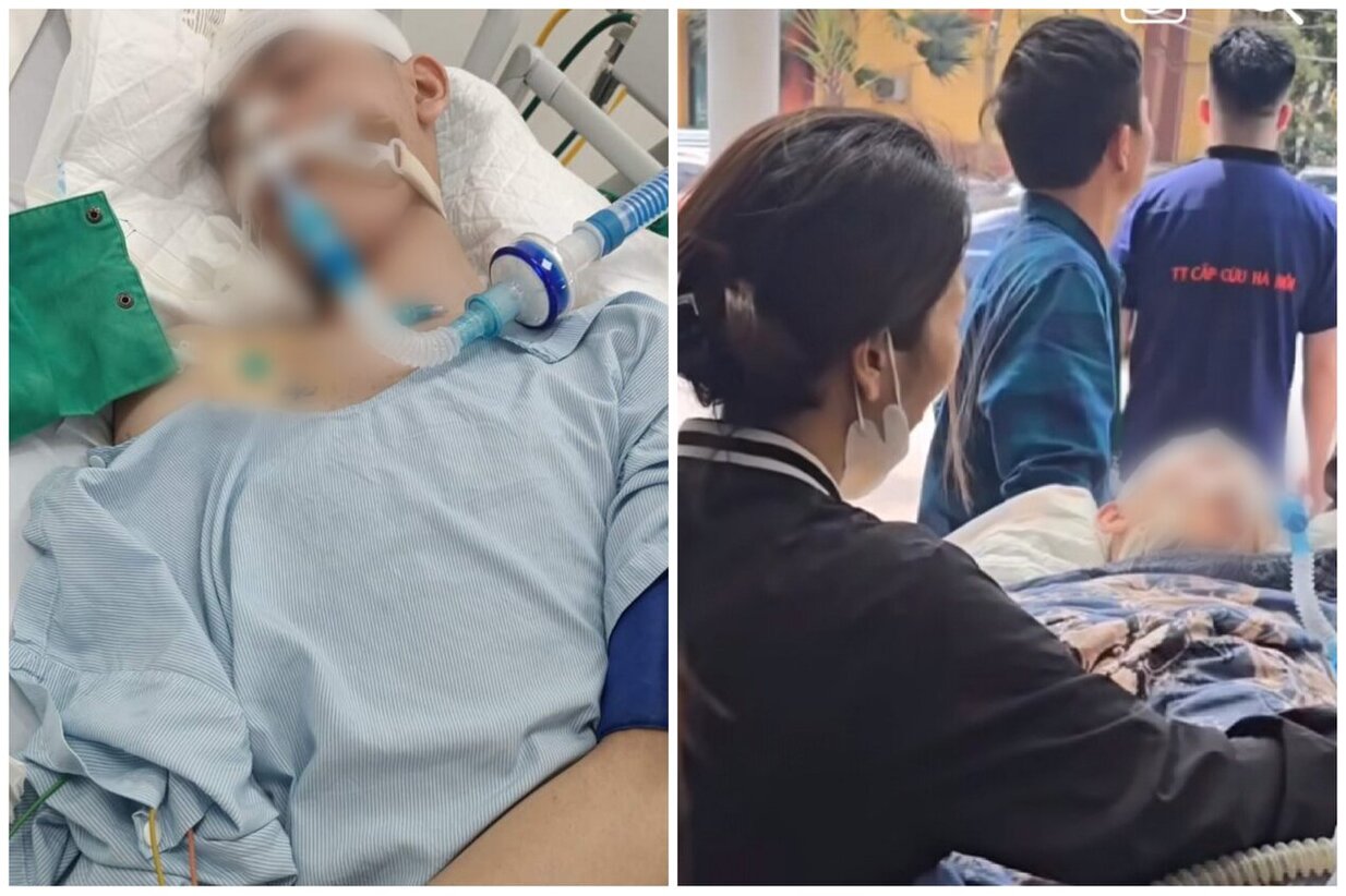 Cháu Đ đã chuyển viện về Bệnh viện Đa khoa tỉnh Phú Thọ trưa ngày 26.3. Ảnh: GĐCC.