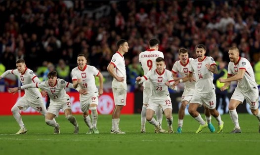 Đội tuyển Ba Lan lần thứ 11 liên tiếp tham dự vòng chung kết một giải đấu lớn. Ảnh: UEFA