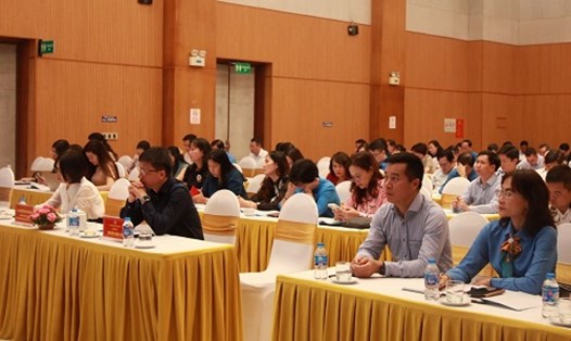 Công đoàn Giáo dục Việt Nam tập huấn tăng cường kỹ năng thực hiện quy chế dân chủ ở cơ sở. Ảnh: Minh Hạnh
