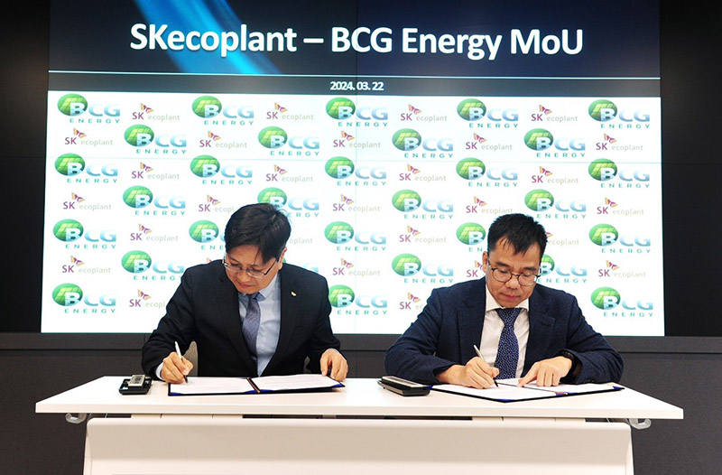 SK Ecoplant và BCG Energy đặt mục tiêu thực hiện các dự án điện mặt trời áp mái cho nhóm khách hàng là các doanh nghiệp Hàn Quốc đang sản xuất kinh doanh tại Việt Nam. Ảnh: Bảo Bảo