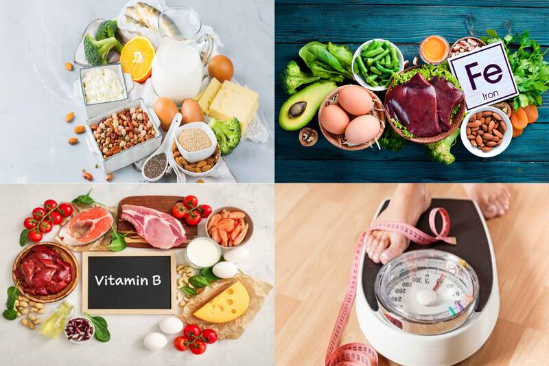 Một số dưỡng chất có thể giúp cơ thể tăng trao đổi chất, giảm cân. Đồ hoạ: Hạ Mây