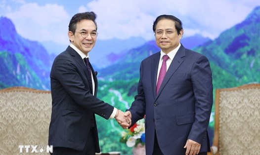 Thủ tướng Chính phủ Phạm Minh Chính tiếp Đại sứ Thái Lan Nikorndej Balankura. Ảnh: TTXVN