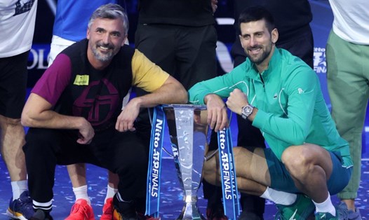 Novak Djokovic và Goran Ivanisevic đã có sự hợp tác thành công trong 5 năm. Ảnh: Tennis365