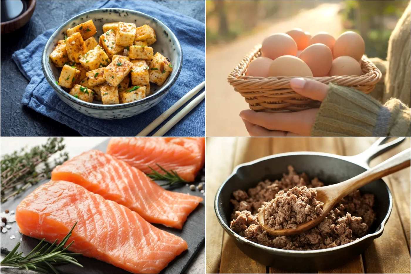 Siêu thực phẩm có hàm lượng protein cao giúp tăng trao đổi chất. Đồ họa: Thanh Thanh 