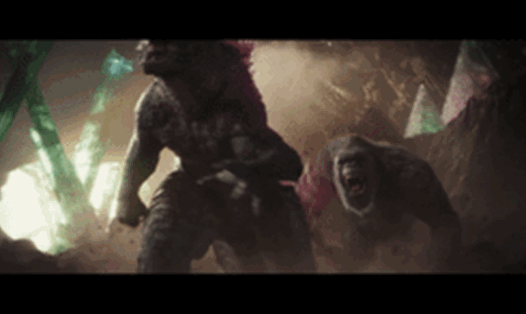 Bom tấn "Godzilla x Kong: Đế chế mới" gây chú ý khi vừa ra mắt. Ảnh: CGV.