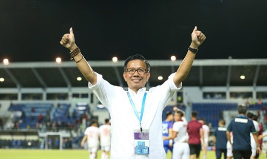 Huấn luyện viên Hoàng Anh Tuấn dẫn dắt U23 Việt Nam. Ảnh: Lâm Thoả