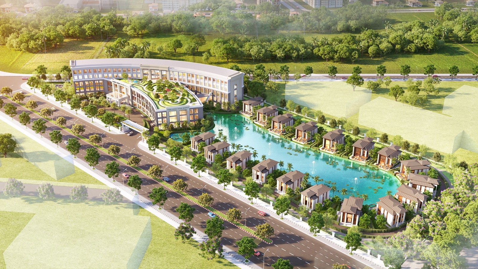 Vinhomes Ocean Park 2 cũng sở hữu bệnh viện theo mô hình resort cao cấp dự kiến đi vào hoạt động trong năm 2025. Ảnh: Ngọc Quỳnh