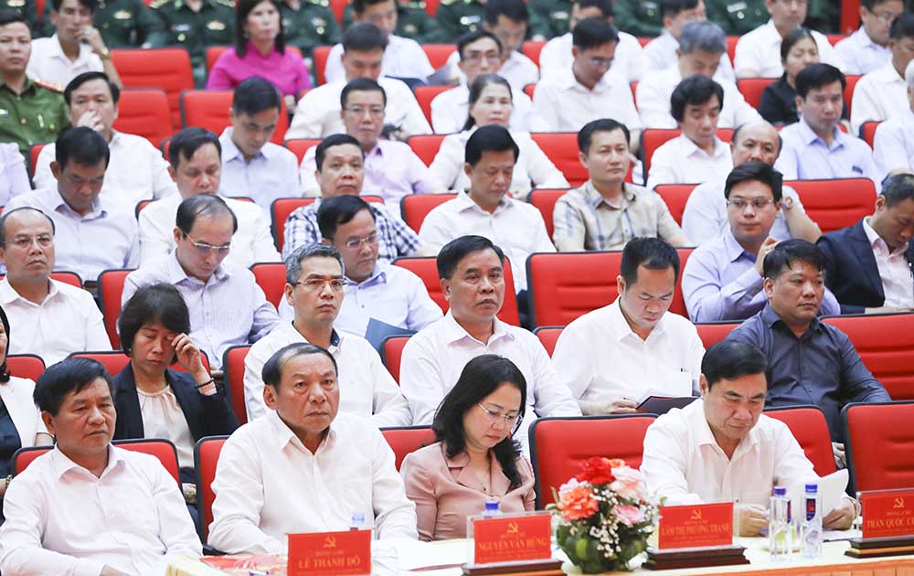 Các đại biểu dự hội nghị tổng kết Đề án 09. Ảnh: Hạ Trang