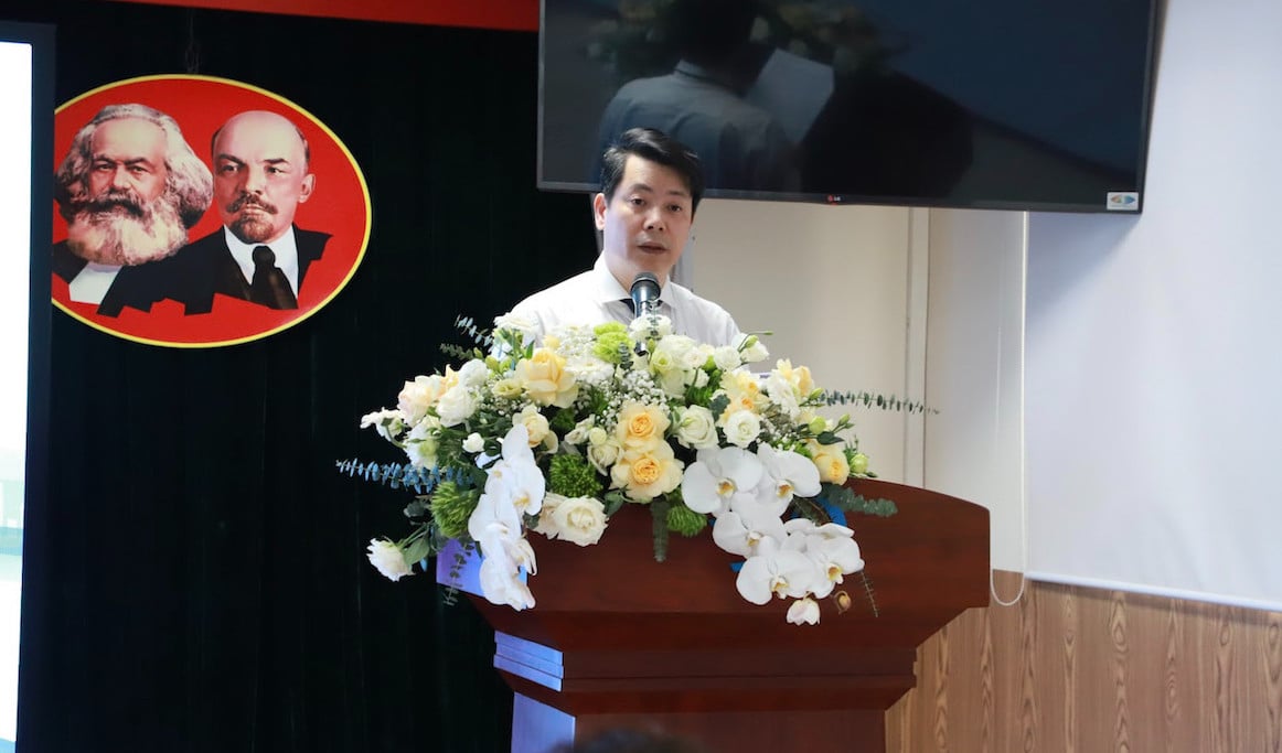 GS.TS Trần Quang Tiến – Giám đốc Học viện Phụ nữ Việt Nam. Ảnh: Xuân Quỳnh