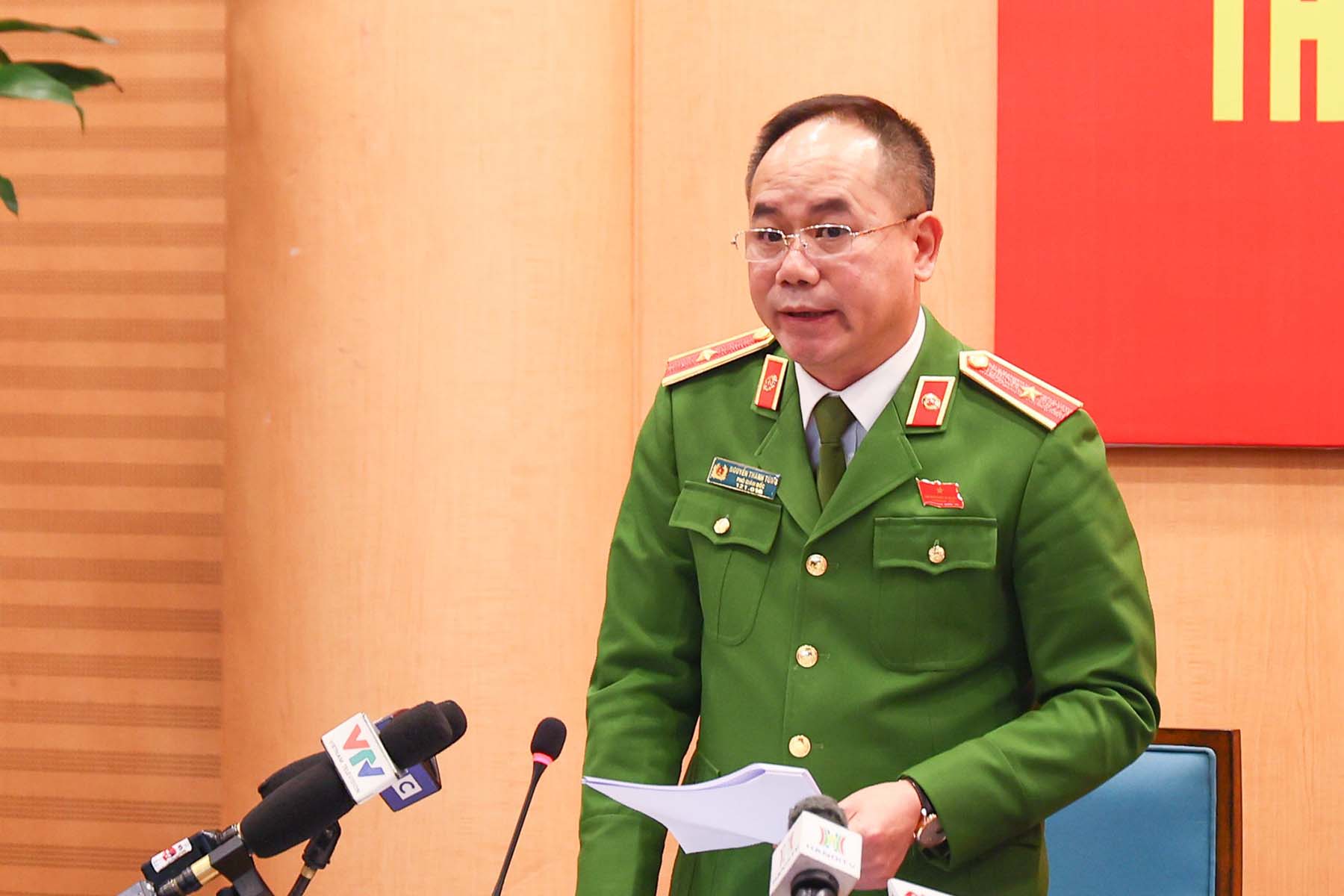 Thiếu tướng Nguyễn Thanh Tùng – Phó Giám đốc Công an TP Hà Nội. Ảnh: Phạm Đông