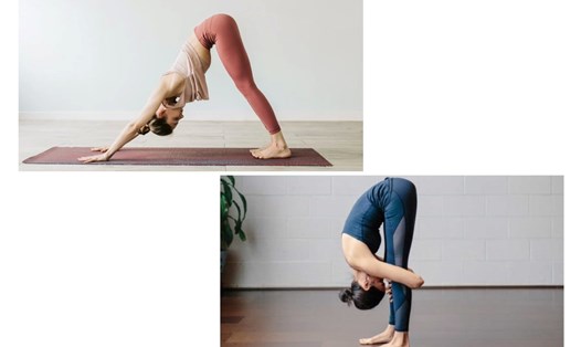 Tập yoga tốt cho sức khỏe của phụ nữ ở thời kì mãn kinh. Đồ họa: Thanh Thanh 