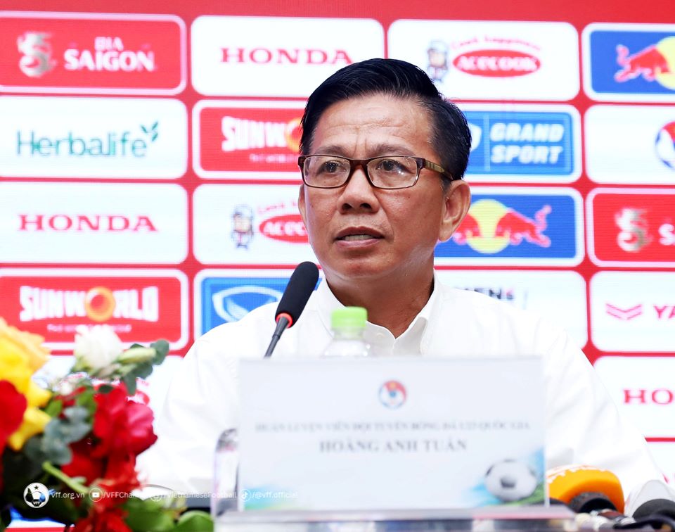 Huấn luyện viên Hoàng Anh Tuấn được trao nhiệm vụ dẫn dắt U23 Việt Nam tại Giải U23 châu Á 2024. Ảnh: VFF