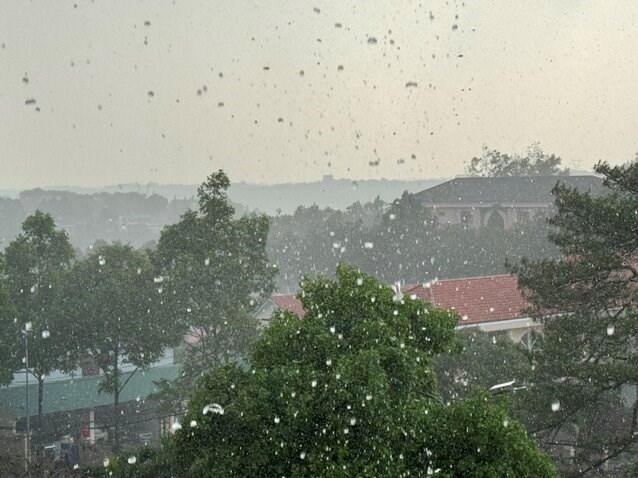 Cơn mưa lớn nhất từ đầu năm 2024 đến nay đã giải nhiệt cho nhiều vùng khô hạn trên địa bàn tỉnh Đắk Nông. Ảnh: Phan Tuấn