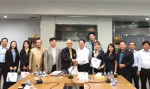 Lãnh đạo Bangkok Assay Office tiếp đoàn công tác của Chủ tịch UBND tỉnh Bình Định tại Thái Lan, tháng 2.2024. Ảnh: Trung tâm Xúc tiến đầu tư Bình Định.
