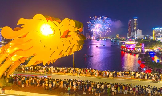 Năm 2024 là năm thứ 12 lễ hội pháo hoa quốc tế Đà Nẵng được tổ chức. Ảnh: Thùy Trang
