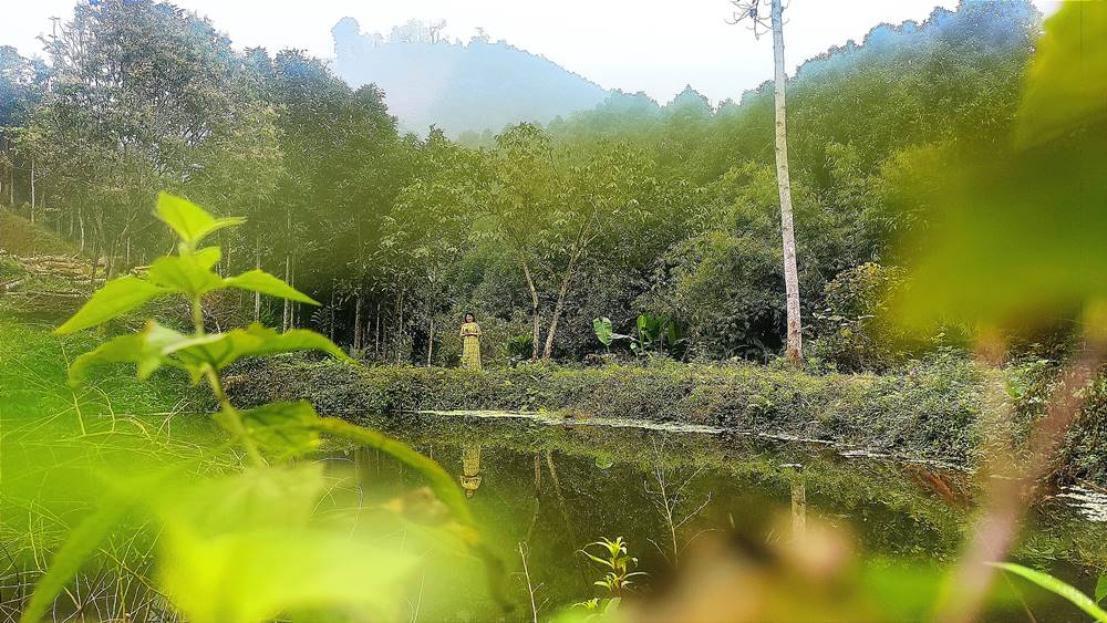 Bên trong những quả đồi còn có hồ nước nhỏ và những lối đi bộ cho du khách hòa nhịp cùng thiên nhiên.
