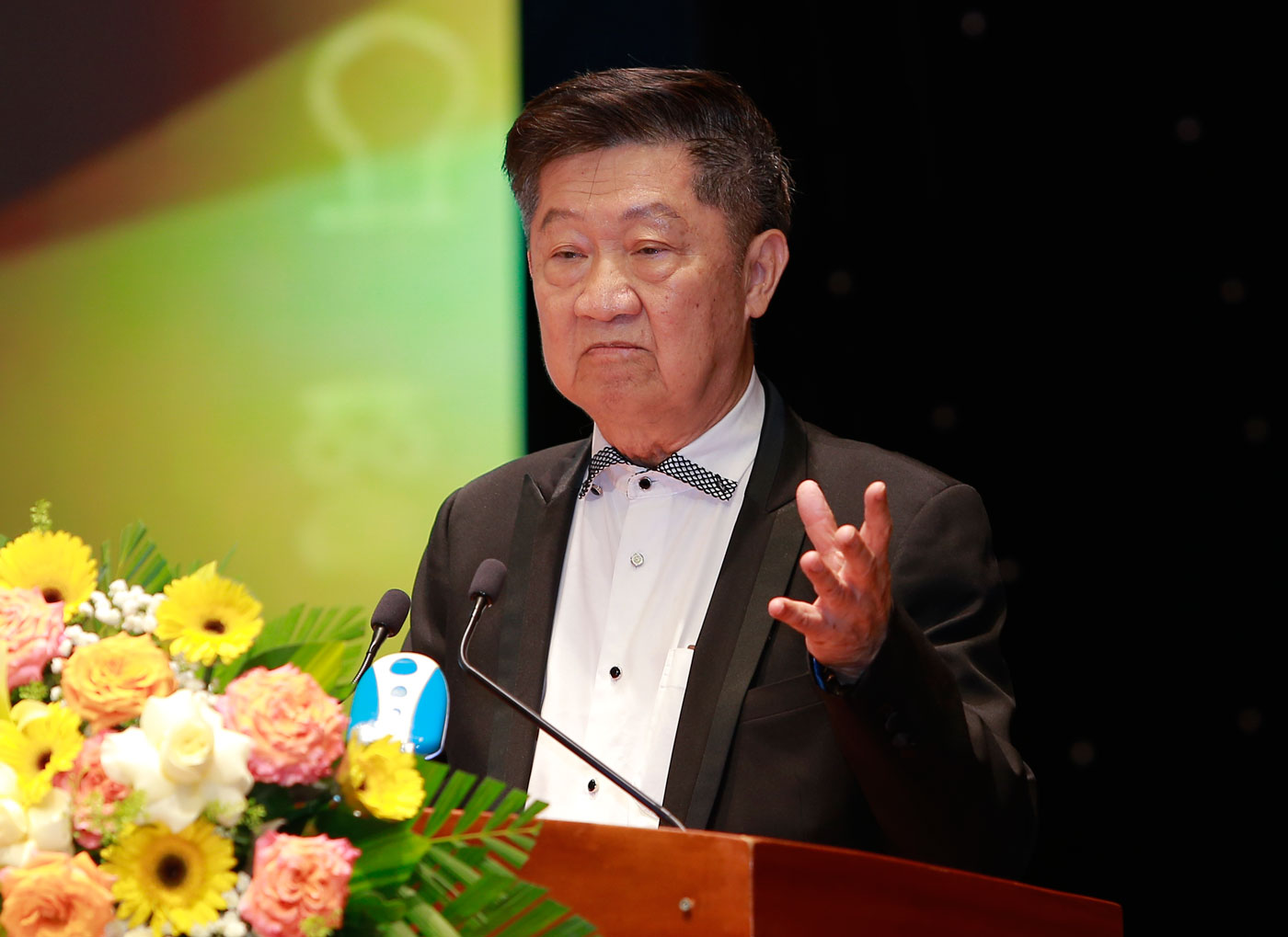 Tỉ phú Thái Lan Peter Palanugool, Chủ tịch Tập đoàn Bangkok Assay Office. Ảnh: Sở TTTT Bình Định.  
