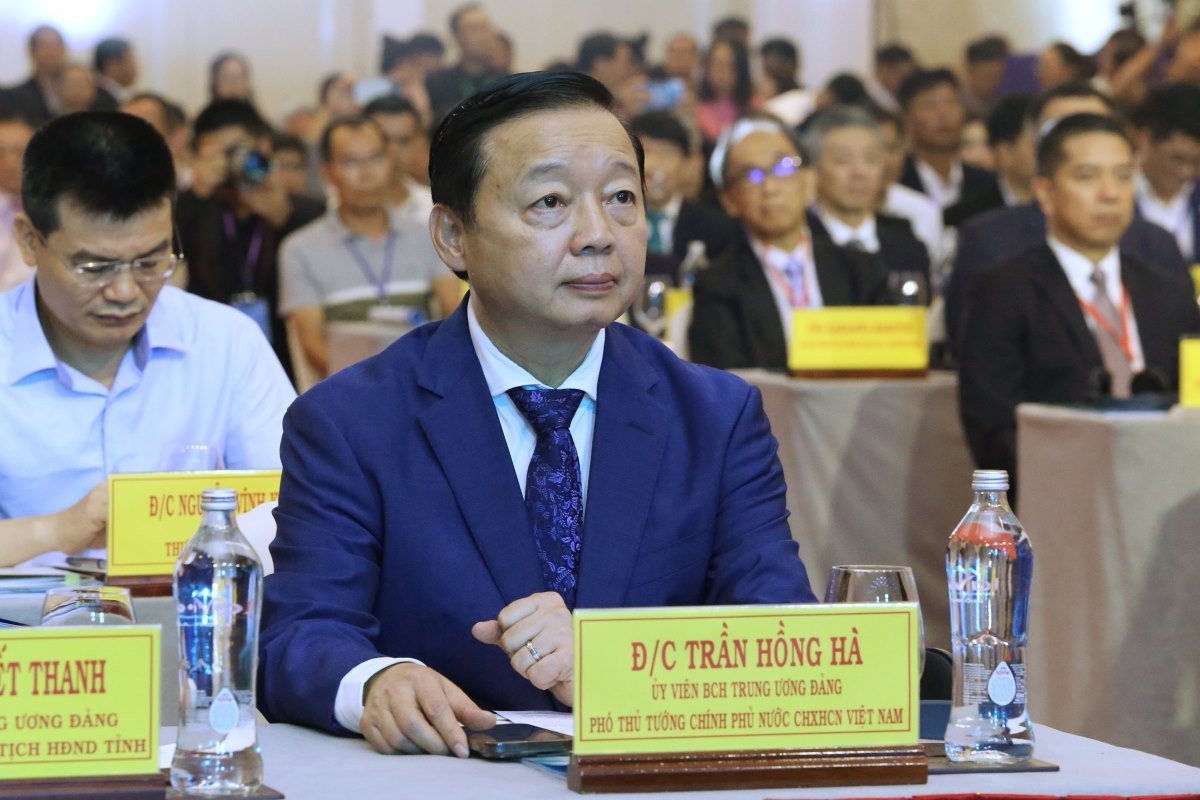 Phó Thủ tướng Chính phủ Trần Hồng Hà tham dự hội nghị tại Bà Rịa - Vũng Tàu. Ảnh: BTC