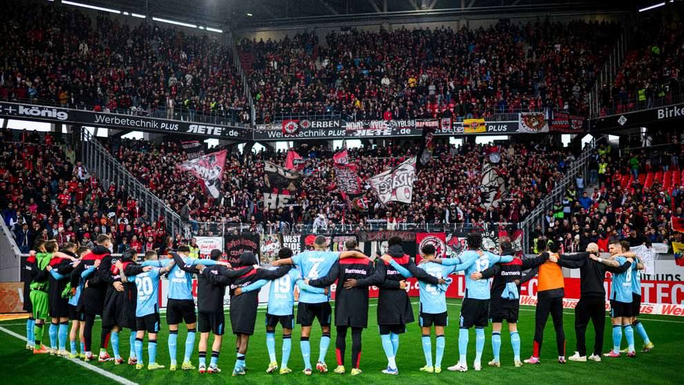 Leverkusen vẫn đang duy trì chuỗi trận bất bại trên mọi đấu trường kể từ đầu mùa. Ảnh: Bayer Leverkusen