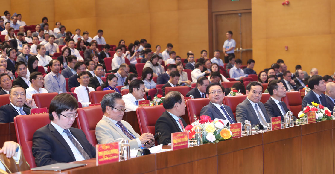 Hơn 1000 đại biểu, trong đó có đại diện 500 doanh nghiệp nước ngoài dự Hội nghị Xúc tiến đầu tư tỉnh Bình Định 2024. Ảnh: Sở TTTT Bình Định.