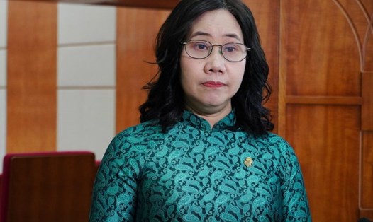 Bà Nguyễn Thị Hương - Tổng Cục trưởng Tổng cục Thống kê. Ảnh: Anh Hoàng