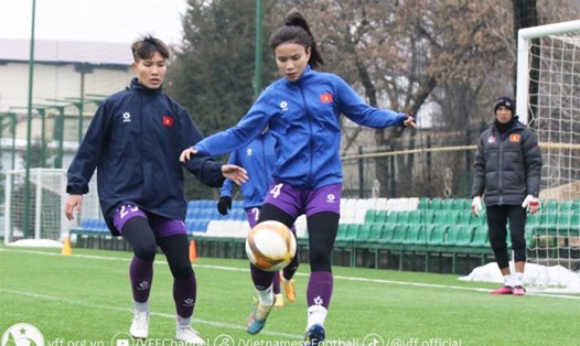 U20 nữ Việt Nam có trận mở màn gặp Nhật Bản tại vòng chung kết U20 nữ châu Á 2024. Ảnh: VFF
