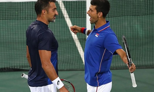 Novak Djokovic sẽ hợp tác với Nenad Zimonjic? Ảnh: Tennisworld