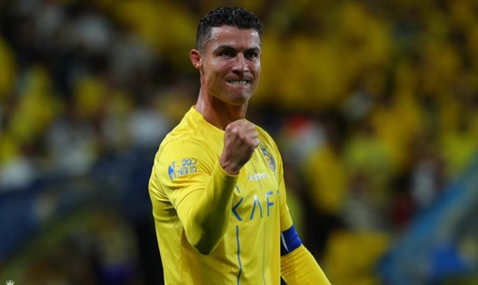 Cristiano Ronaldo nâng số bàn thắng trong sự nghiệp của anh lên 882 bàn. Ảnh: Al-Nassr