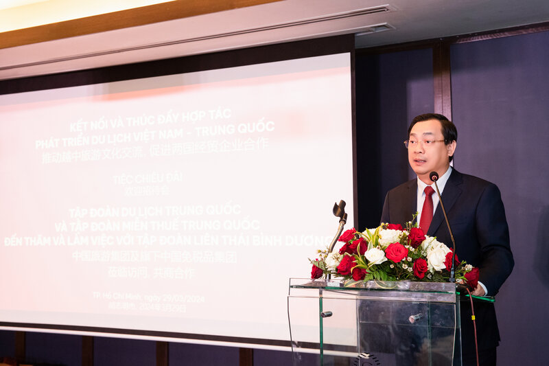 Cục trưởng Cục Du lịch Quốc gia Việt Nam Nguyễn Trùng Khánh phát biểu tại Hội nghị. Ảnh: DNCC
