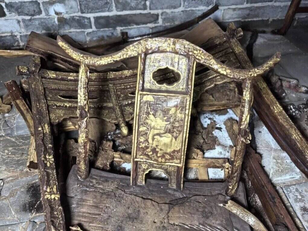 Các cổ vật được bảo quản rất tốt trong mộ cổ của thái giám triều Minh Wang Luo. Ảnh: Viện Khảo cổ tỉnh Sơn Tây, Trung Quốc