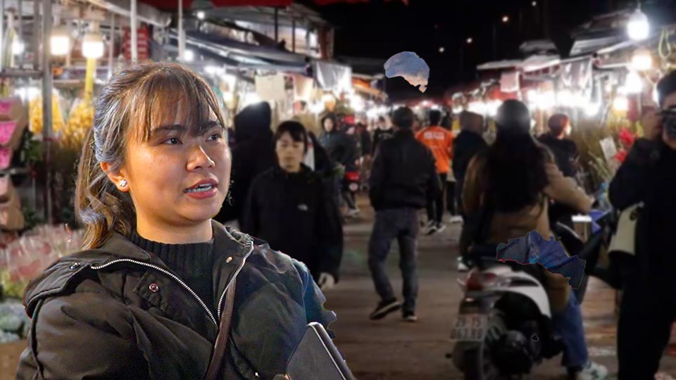 Sản phẩm du lịch đêm tại Chợ hoa Quảng An, tiểu thương vừa mừng vừa lo