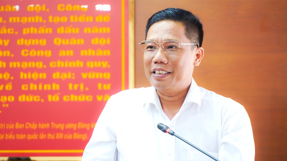 Ông Nguyễn Thực Hiện - Phó Chủ tịch UBND TP phát biểu tại buổi ký kết Quy chế phối hợp an ninh, trật tự. Ảnh: Tạ Quang