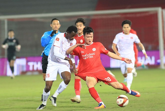 Vòng 13 V.League: Tâm điểm trận Thể Công Viettel - Công an Hà Nội