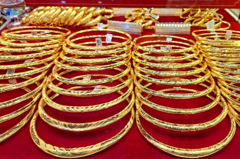  Mặt hàng được nhiều người ưa chuộng là vàng nhẫn, vàng miếng SJC và vàng trang sức.