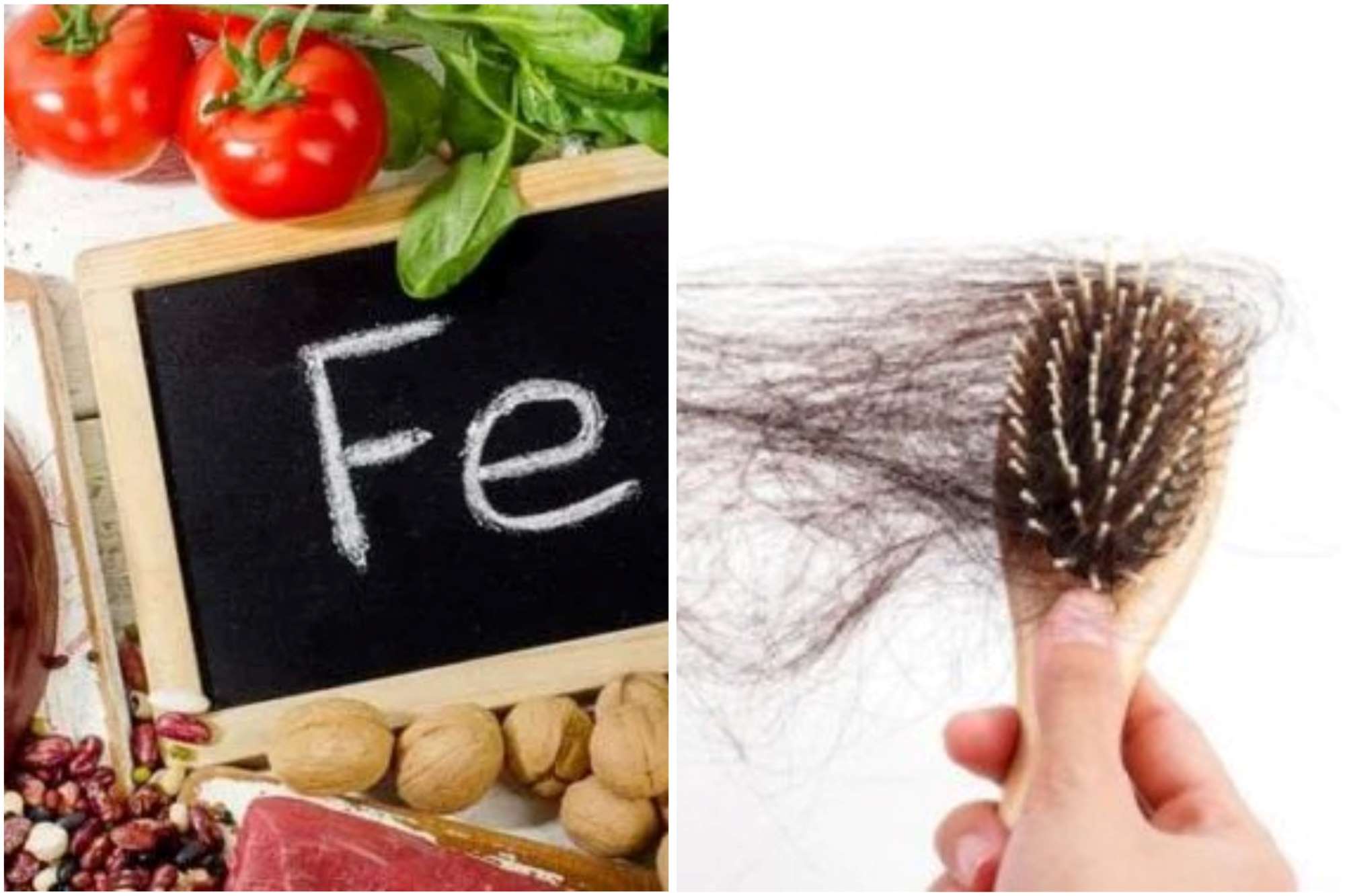 Thói quen ăn uống gây rụng tóc. Đồ họa: Thanh Thanh 